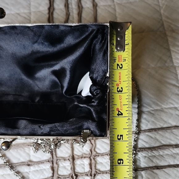 Gold and Brown Beaded Evening Clutch - Picture 8 of 12